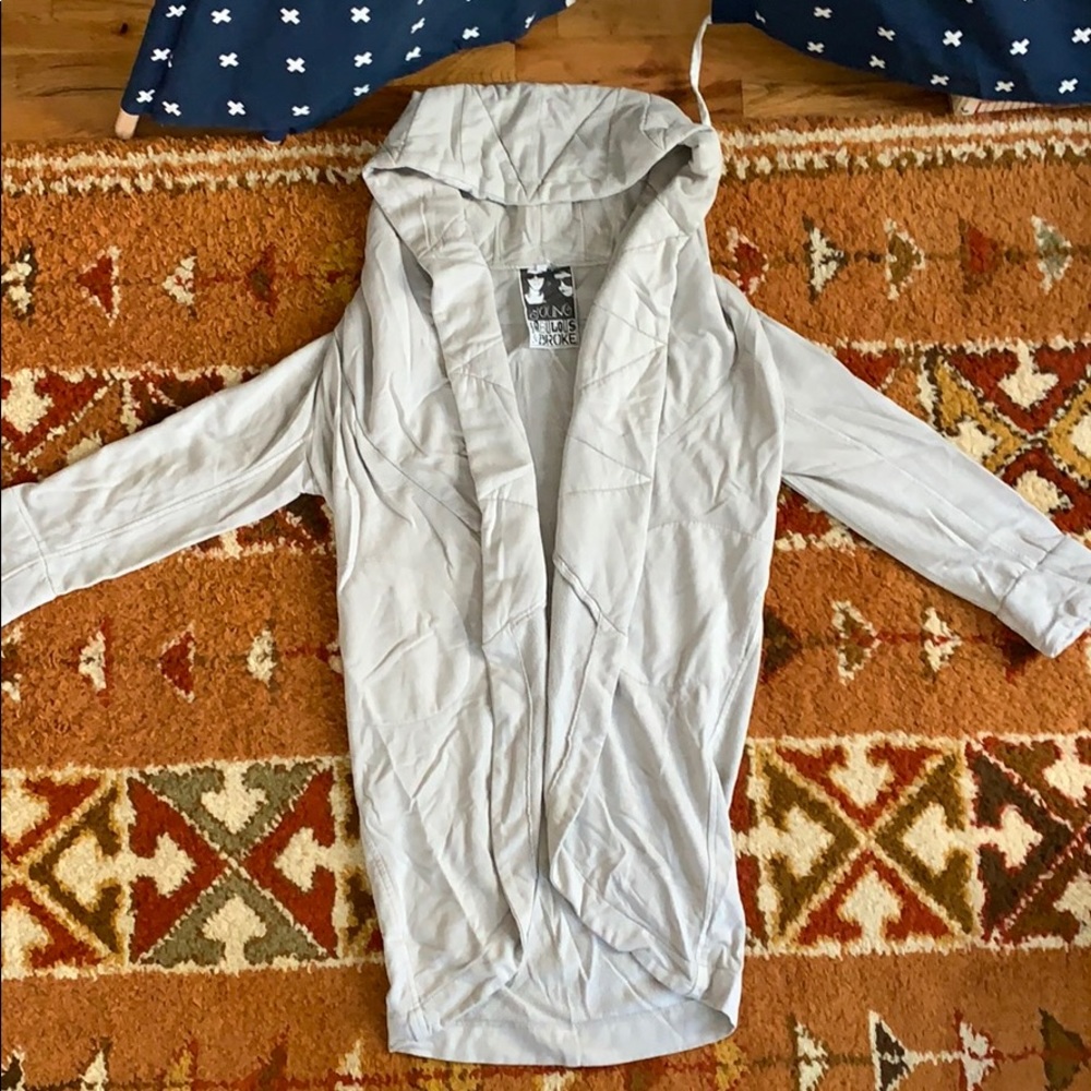 Cute coat with a puffer collar
